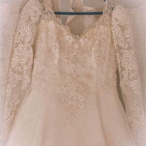 Vintage beaded wedding dress